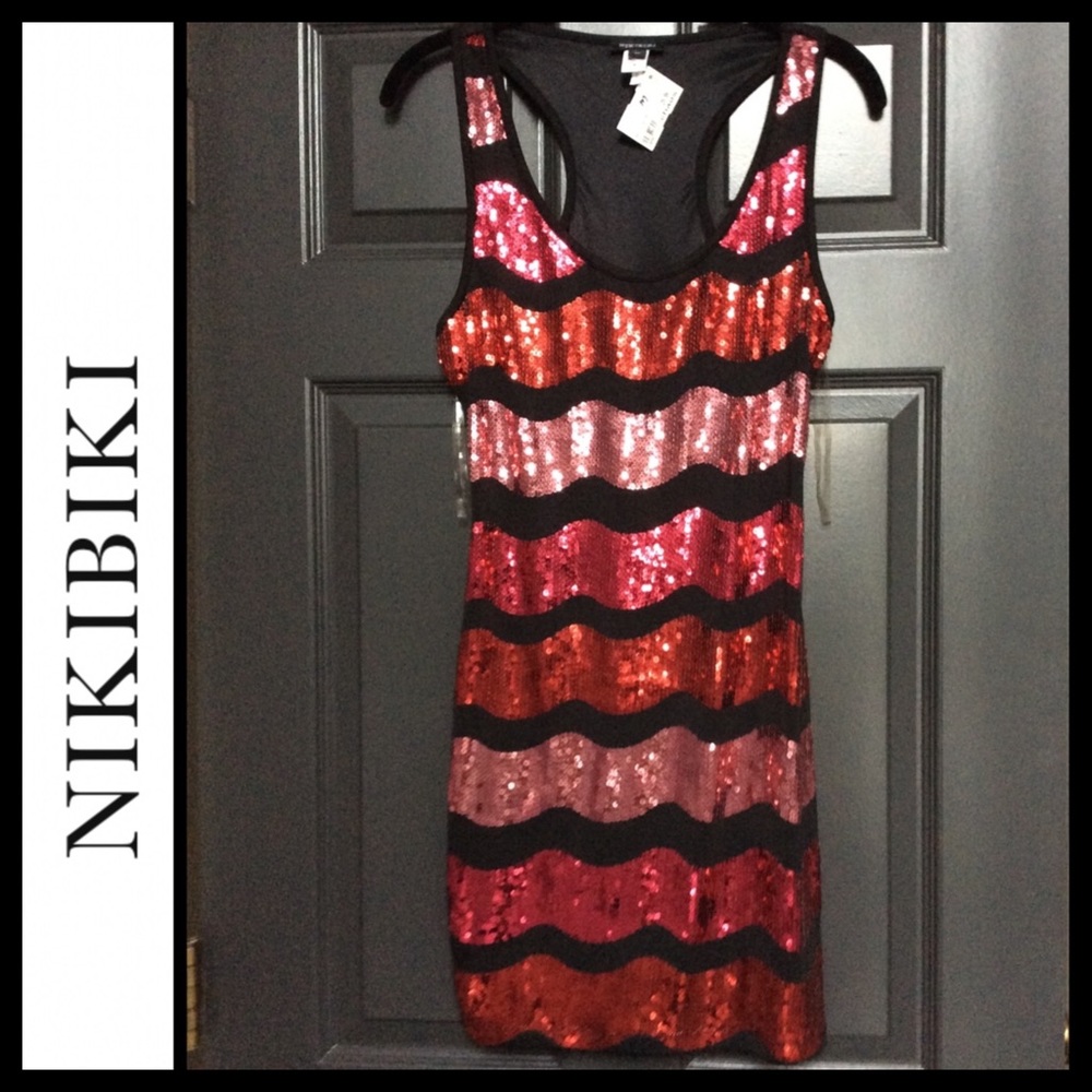 NWT NikiBiki Sequin Bodycon Dress